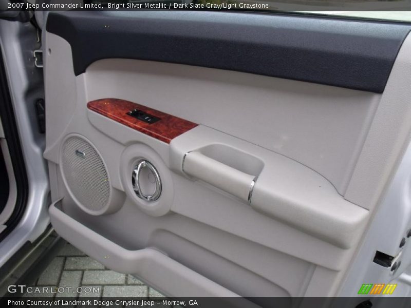 Bright Silver Metallic / Dark Slate Gray/Light Graystone 2007 Jeep Commander Limited