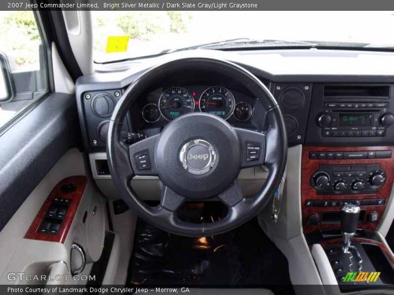Bright Silver Metallic / Dark Slate Gray/Light Graystone 2007 Jeep Commander Limited