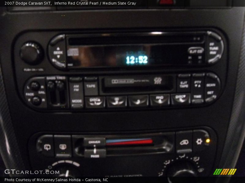 Inferno Red Crystal Pearl / Medium Slate Gray 2007 Dodge Caravan SXT
