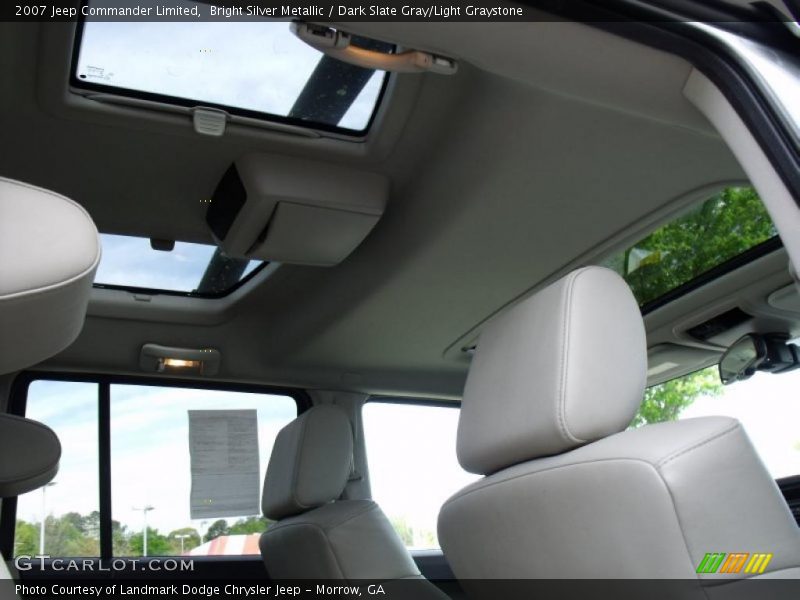 Bright Silver Metallic / Dark Slate Gray/Light Graystone 2007 Jeep Commander Limited