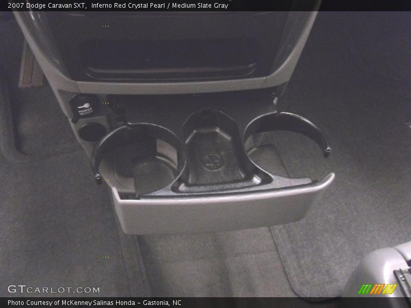 Inferno Red Crystal Pearl / Medium Slate Gray 2007 Dodge Caravan SXT