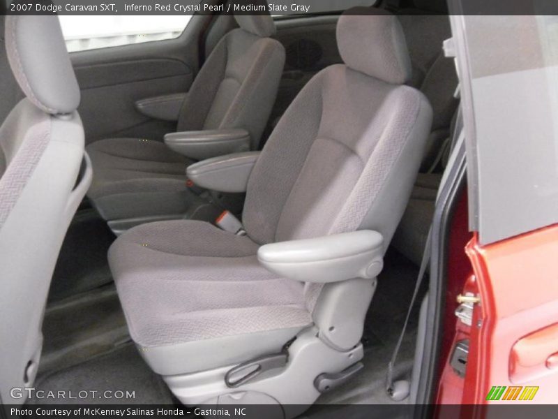 Inferno Red Crystal Pearl / Medium Slate Gray 2007 Dodge Caravan SXT