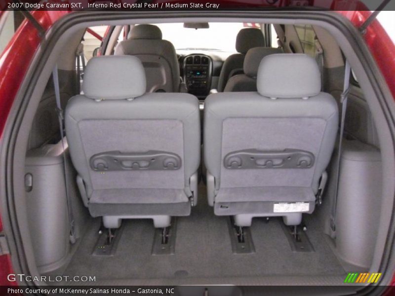 Inferno Red Crystal Pearl / Medium Slate Gray 2007 Dodge Caravan SXT