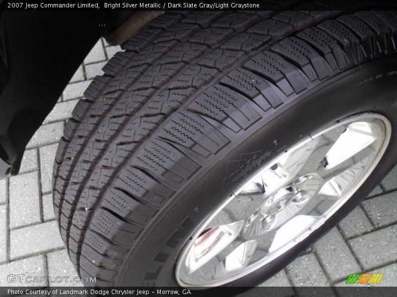 Bright Silver Metallic / Dark Slate Gray/Light Graystone 2007 Jeep Commander Limited