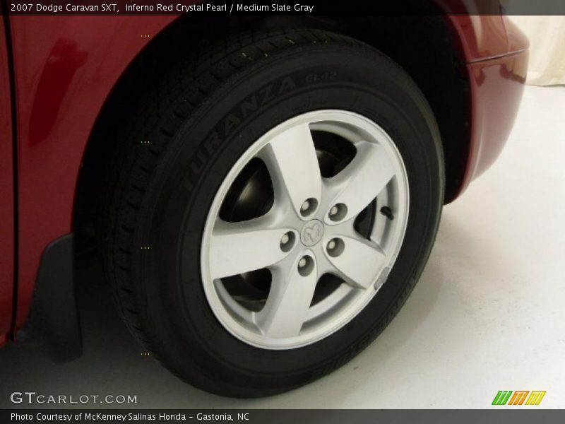 Inferno Red Crystal Pearl / Medium Slate Gray 2007 Dodge Caravan SXT