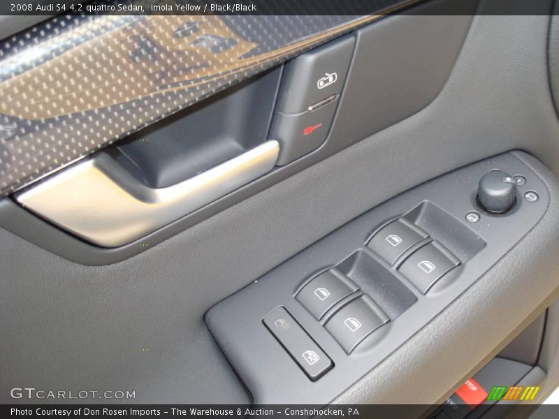 Imola Yellow / Black/Black 2008 Audi S4 4.2 quattro Sedan
