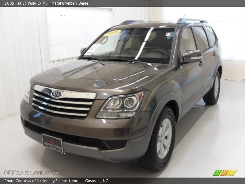 Metal Bronze / Beige 2009 Kia Borrego LX V6