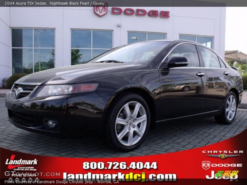 Nighthawk Black Pearl / Ebony 2004 Acura TSX Sedan