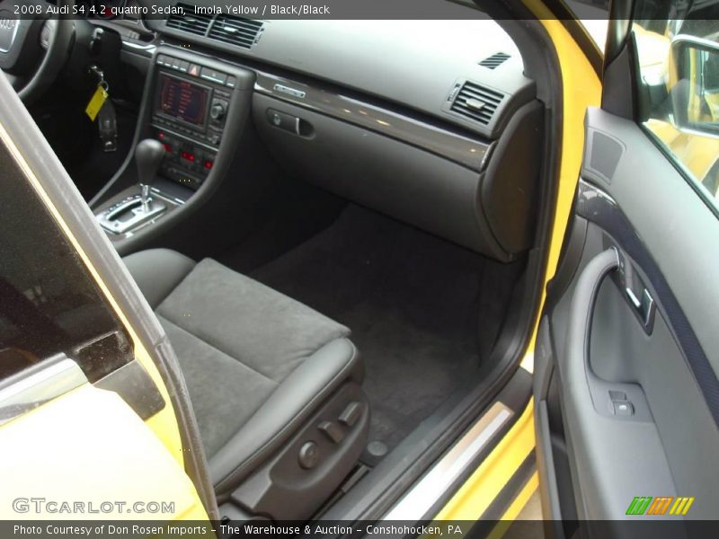 Imola Yellow / Black/Black 2008 Audi S4 4.2 quattro Sedan