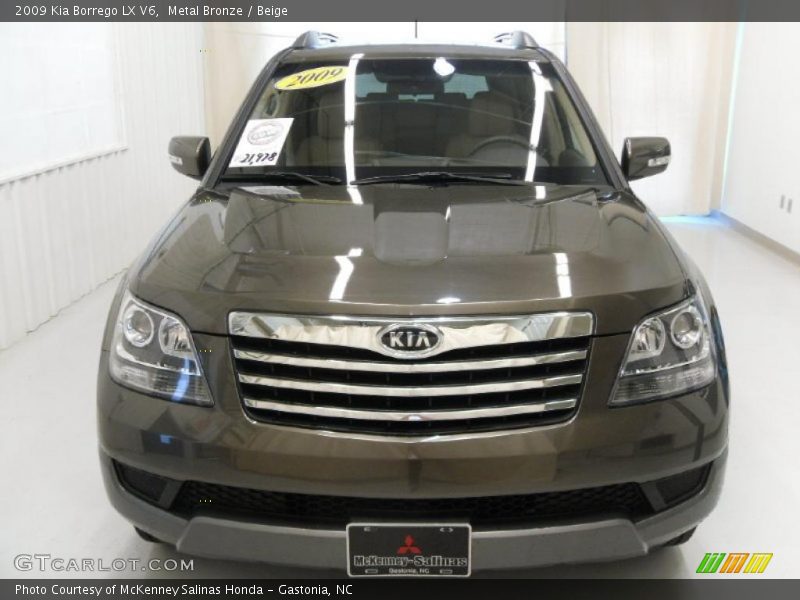 Metal Bronze / Beige 2009 Kia Borrego LX V6