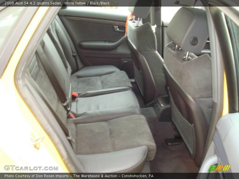 Imola Yellow / Black/Black 2008 Audi S4 4.2 quattro Sedan