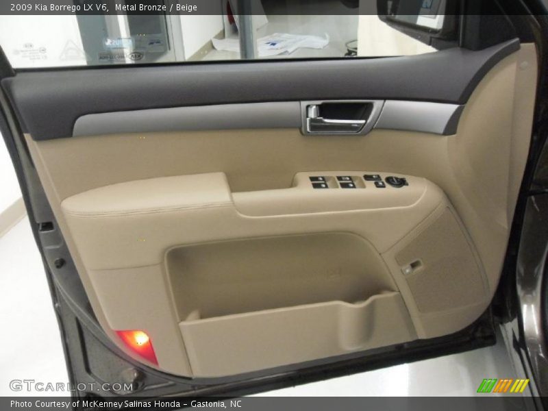 Metal Bronze / Beige 2009 Kia Borrego LX V6