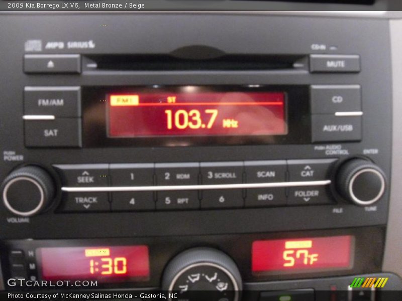 Metal Bronze / Beige 2009 Kia Borrego LX V6