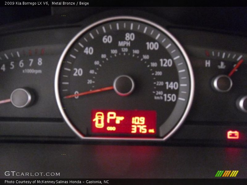 Metal Bronze / Beige 2009 Kia Borrego LX V6