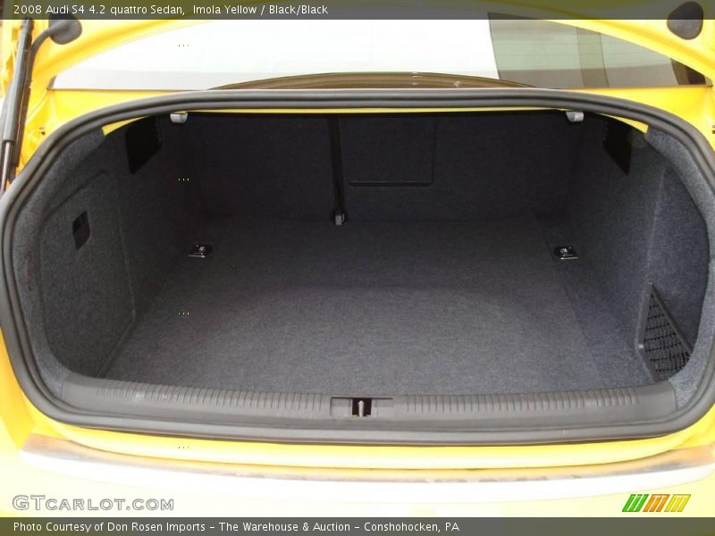 Imola Yellow / Black/Black 2008 Audi S4 4.2 quattro Sedan
