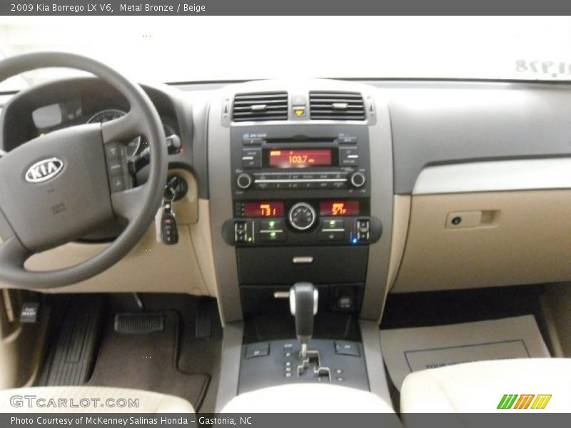 Metal Bronze / Beige 2009 Kia Borrego LX V6