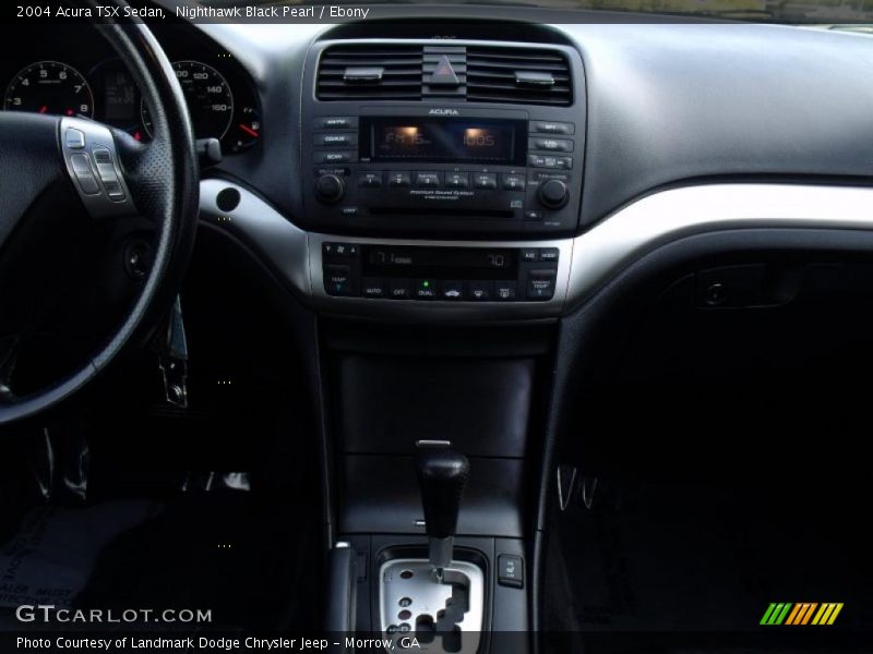Nighthawk Black Pearl / Ebony 2004 Acura TSX Sedan