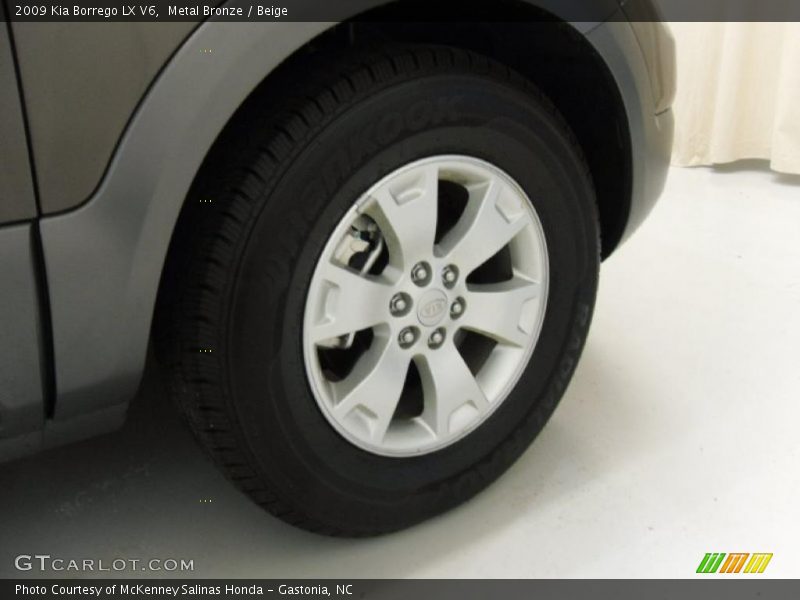 Metal Bronze / Beige 2009 Kia Borrego LX V6