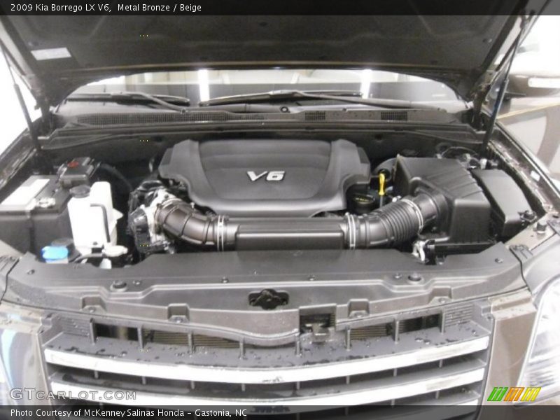 Metal Bronze / Beige 2009 Kia Borrego LX V6