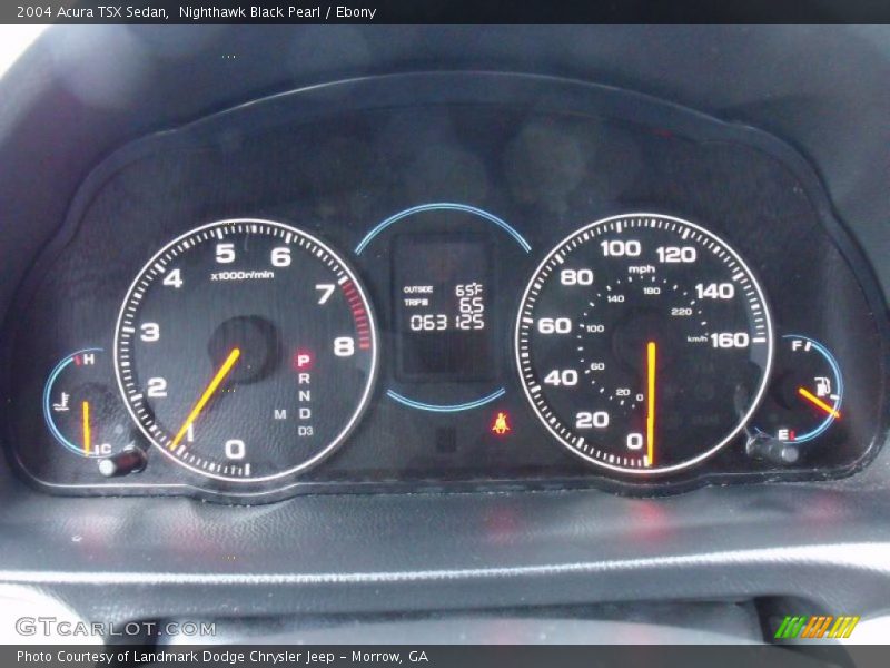 Nighthawk Black Pearl / Ebony 2004 Acura TSX Sedan