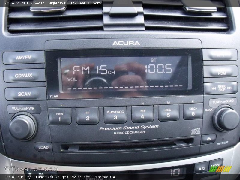 Nighthawk Black Pearl / Ebony 2004 Acura TSX Sedan