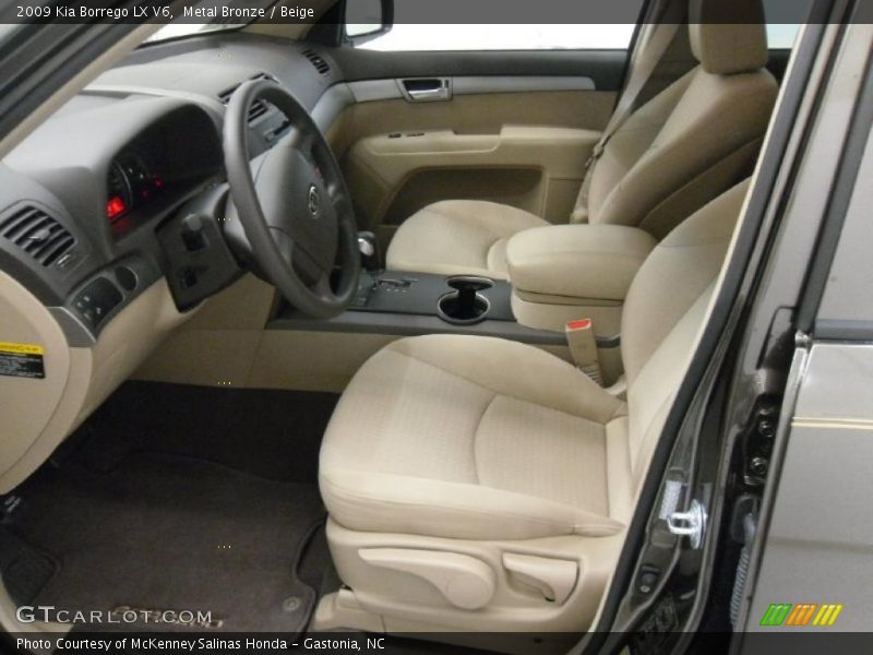 Metal Bronze / Beige 2009 Kia Borrego LX V6