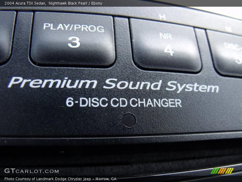 Nighthawk Black Pearl / Ebony 2004 Acura TSX Sedan