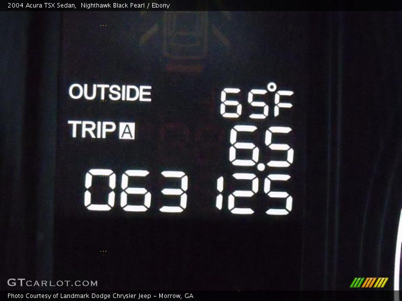 Nighthawk Black Pearl / Ebony 2004 Acura TSX Sedan