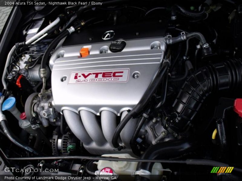 Nighthawk Black Pearl / Ebony 2004 Acura TSX Sedan