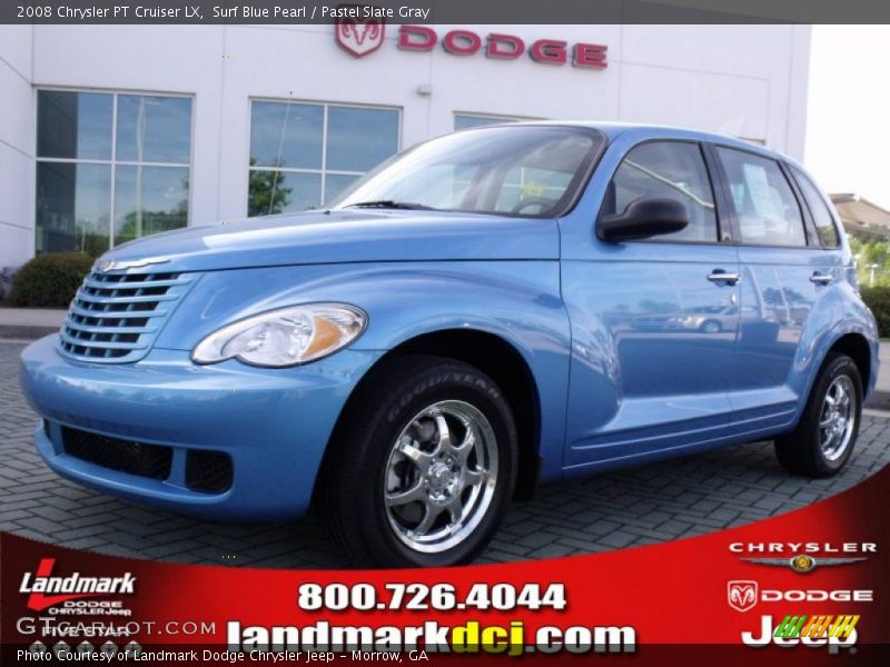 Surf Blue Pearl / Pastel Slate Gray 2008 Chrysler PT Cruiser LX