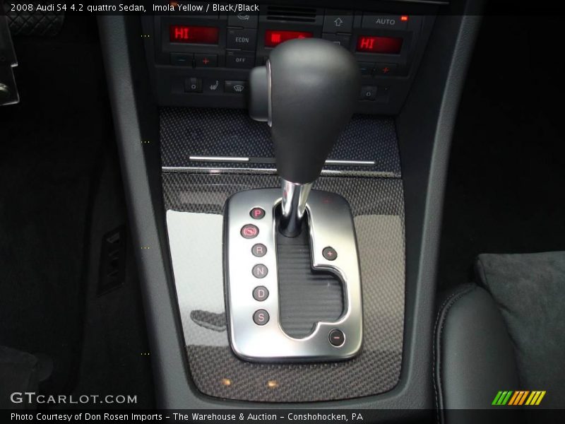 Imola Yellow / Black/Black 2008 Audi S4 4.2 quattro Sedan