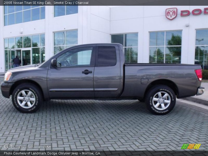 Smoke Gray / Charcoal 2008 Nissan Titan SE King Cab