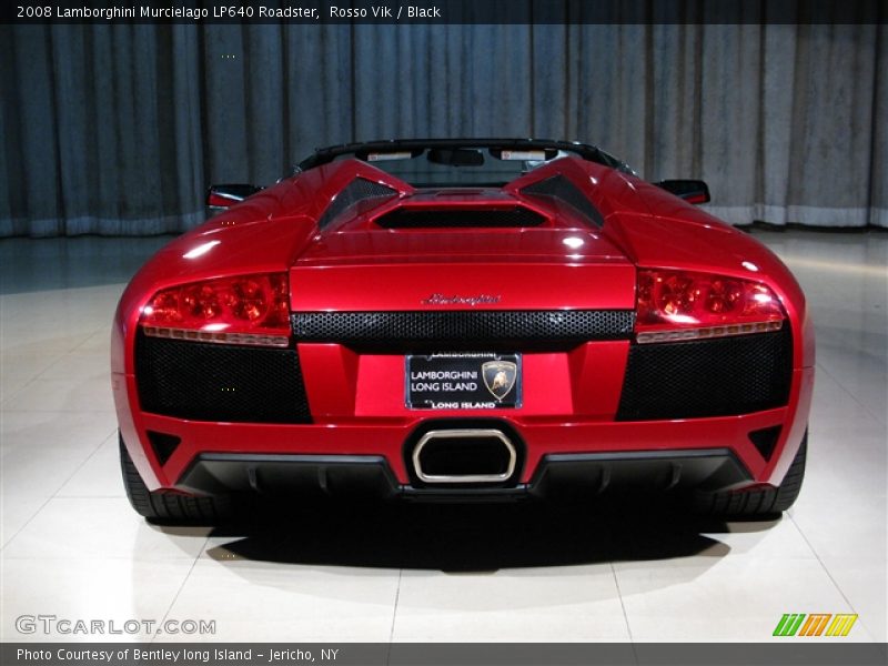 Rosso Vik / Black 2008 Lamborghini Murcielago LP640 Roadster