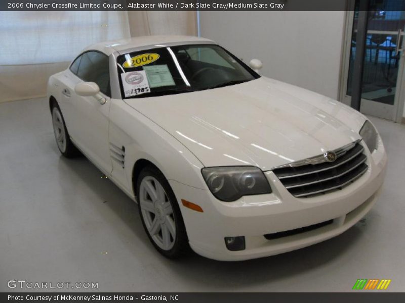 Alabaster White / Dark Slate Gray/Medium Slate Gray 2006 Chrysler Crossfire Limited Coupe