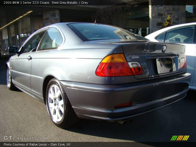 Steel Grey Metallic / Grey 2000 BMW 3 Series 323i Coupe