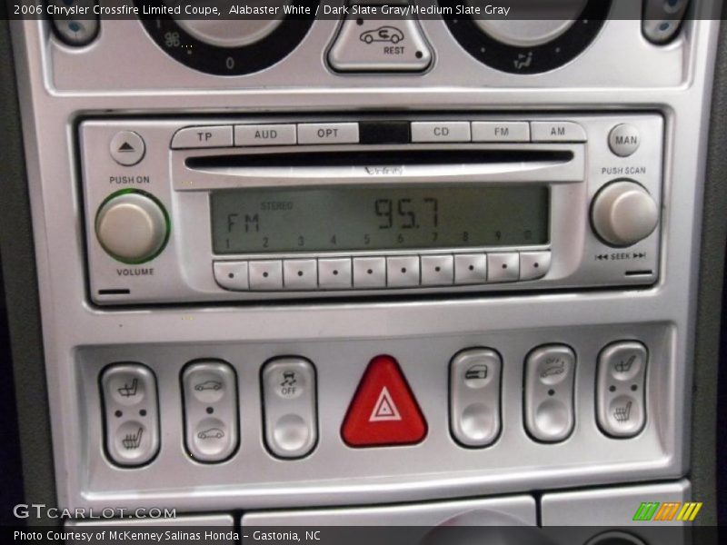 Alabaster White / Dark Slate Gray/Medium Slate Gray 2006 Chrysler Crossfire Limited Coupe