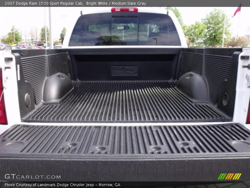 Bright White / Medium Slate Gray 2007 Dodge Ram 1500 Sport Regular Cab