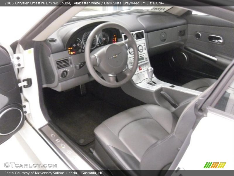 Alabaster White / Dark Slate Gray/Medium Slate Gray 2006 Chrysler Crossfire Limited Coupe