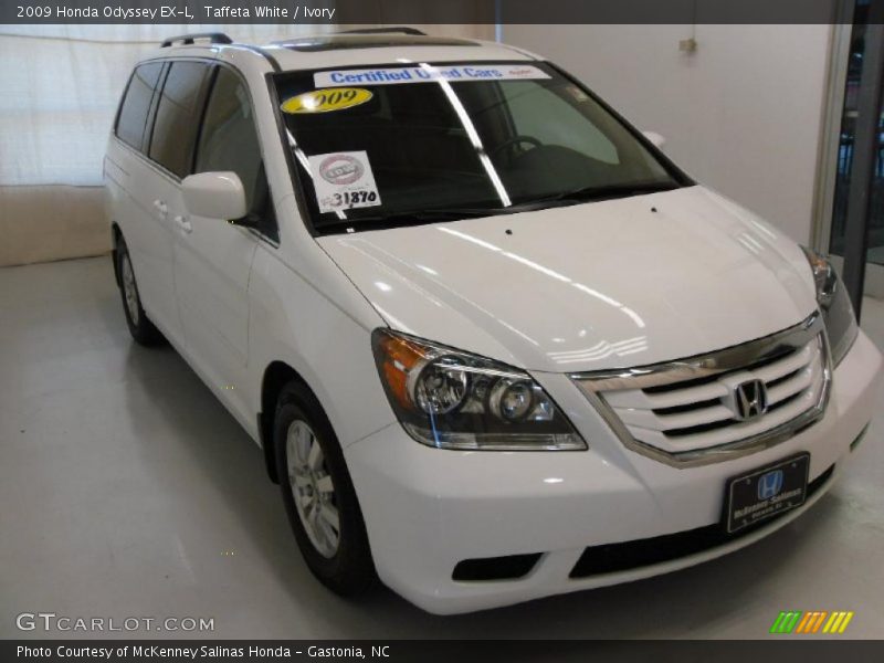 Taffeta White / Ivory 2009 Honda Odyssey EX-L