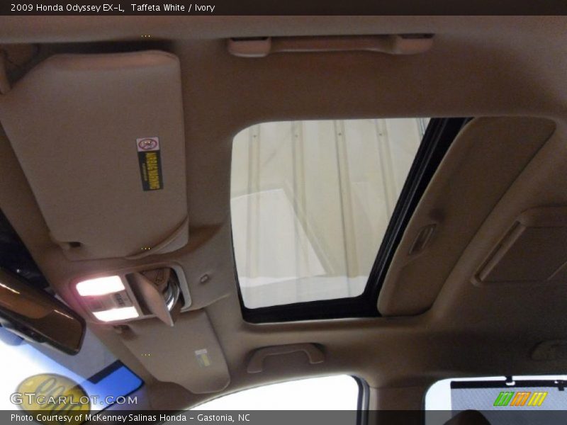 Taffeta White / Ivory 2009 Honda Odyssey EX-L
