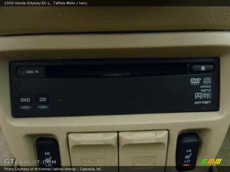 Taffeta White / Ivory 2009 Honda Odyssey EX-L