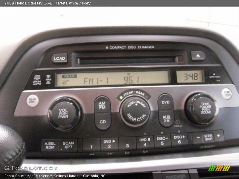 Taffeta White / Ivory 2009 Honda Odyssey EX-L