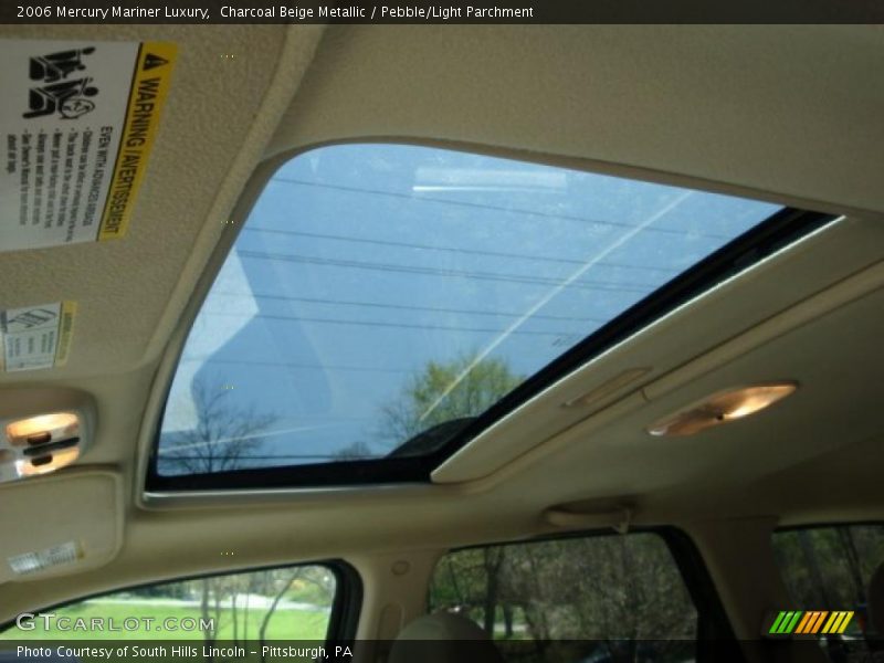 Charcoal Beige Metallic / Pebble/Light Parchment 2006 Mercury Mariner Luxury