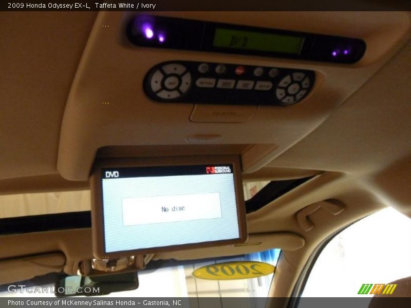 Taffeta White / Ivory 2009 Honda Odyssey EX-L