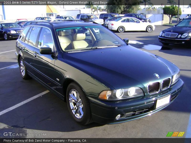 Oxford Green Metallic / Sand Beige 2003 BMW 5 Series 525i Sport Wagon