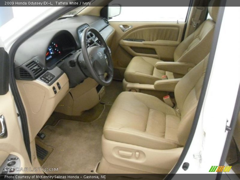 Taffeta White / Ivory 2009 Honda Odyssey EX-L