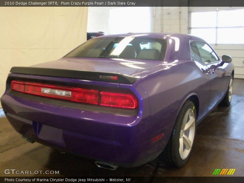 Plum Crazy Purple Pearl / Dark Slate Gray 2010 Dodge Challenger SRT8