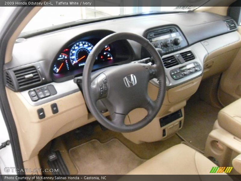 Taffeta White / Ivory 2009 Honda Odyssey EX-L
