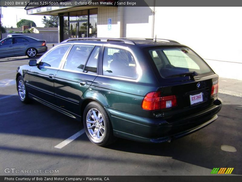 Oxford Green Metallic / Sand Beige 2003 BMW 5 Series 525i Sport Wagon