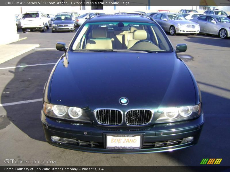 Oxford Green Metallic / Sand Beige 2003 BMW 5 Series 525i Sport Wagon